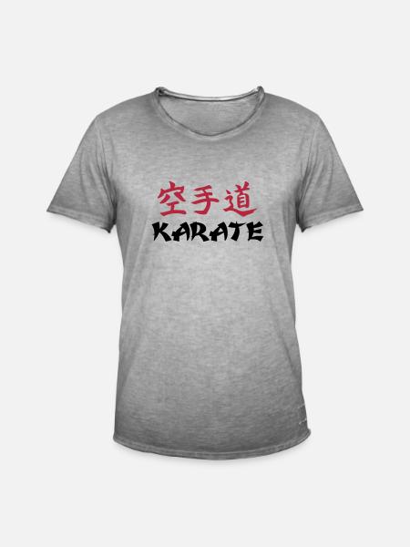 Karate - Men's Vintage T-Shirt - vintage grey