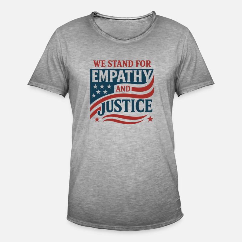 Forensic Nurse Practitioner Empathy & Justice - Männer Vintage T-Shirt - Vintage Grau