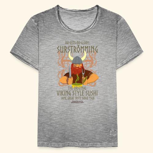 Surströmming Wikinger Sushi - Männer Vintage T-Shirt