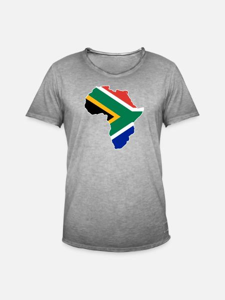 Afrique du Sud - T-shirt vintage Homme - vintage gris