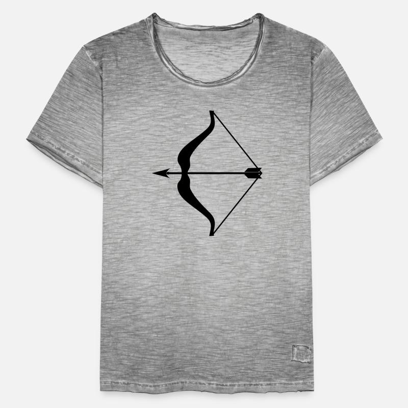 Pfeil und Bogen Männer Vintage T-Shirt