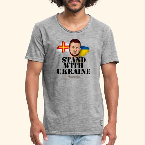 Ukraine Unterstützer Merch Insel Guernsey - Männer Vintage T-Shirt