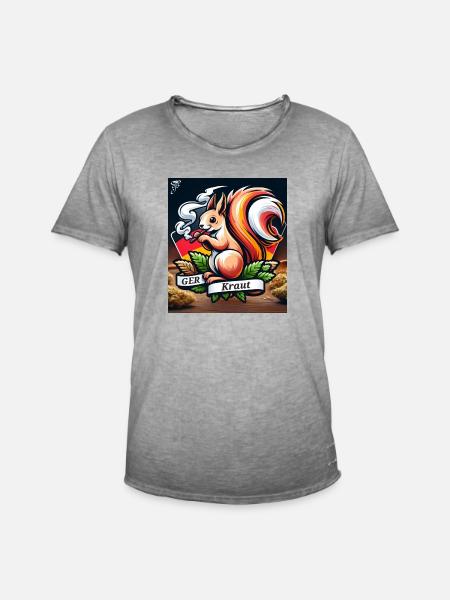 German Kraut - 2024 - Männer Vintage T-Shirt - Vintage Grau