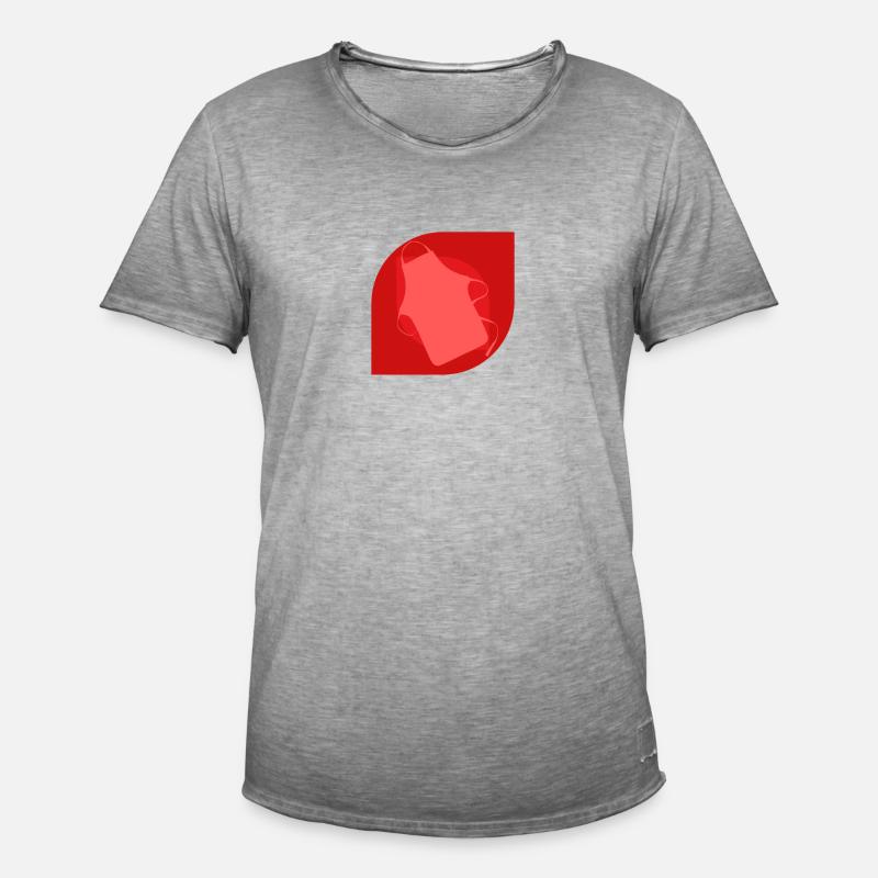 Backwaren Bäcker Backwaren - Männer Vintage T-Shirt - Vintage Grau