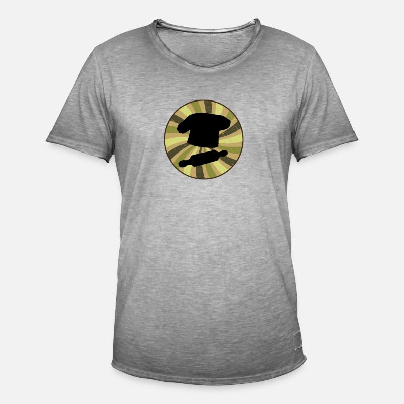Baking Backen Backwaren - Männer Vintage T-Shirt - Vintage Grau