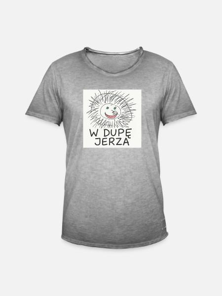 In Jerz's ass - Men's Vintage T-Shirt - vintage grey