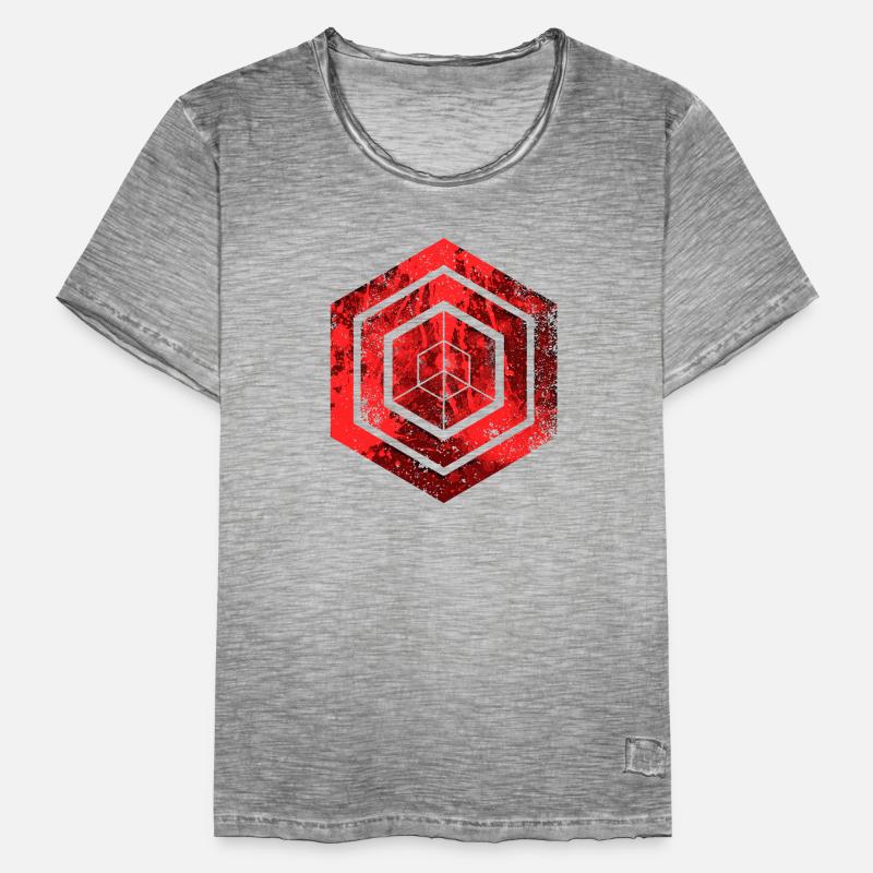 Codage géométrique du programmeur de programmation hexagonale T-shirt vintage Homme