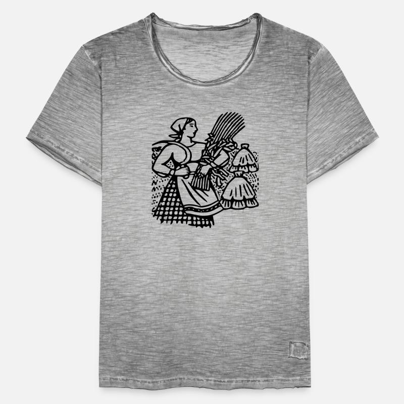 mais corn maize getreide veggie gemuese vegetables Männer Vintage T-Shirt