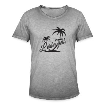 Lloret del mar unfortunately cool - Men's Vintage T-Shirt - vintage grey - Front - Jose (178cm)