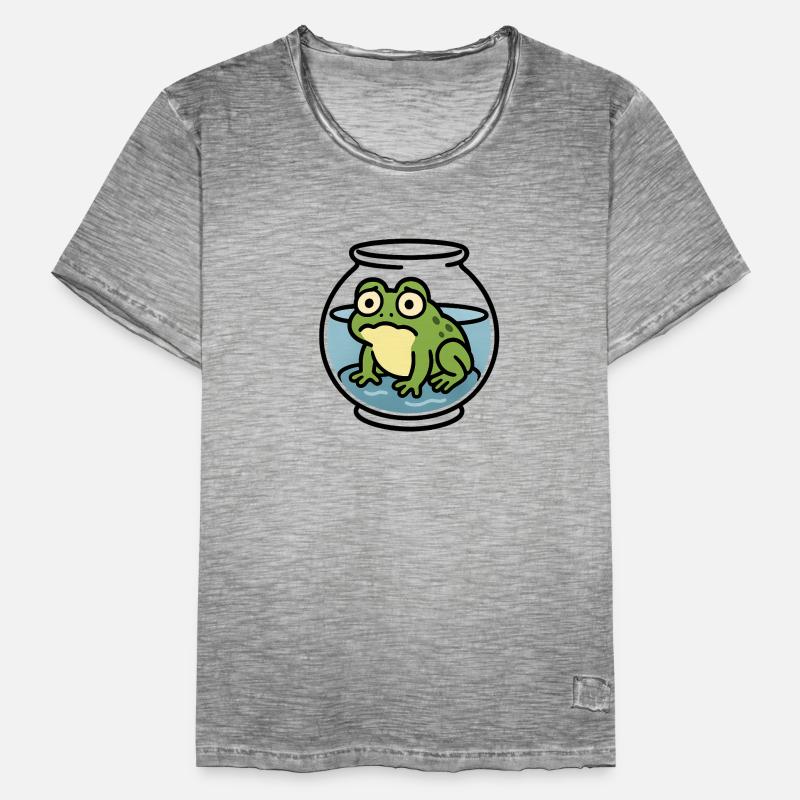 Grenouille dans un bol T-shirt vintage Homme