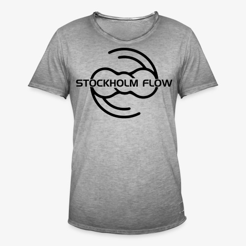 Stockholm Flow Old Logo - Vintage-T-shirt herr