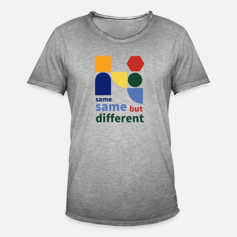 same same but different - Men's Vintage T-Shirt - vintage grey