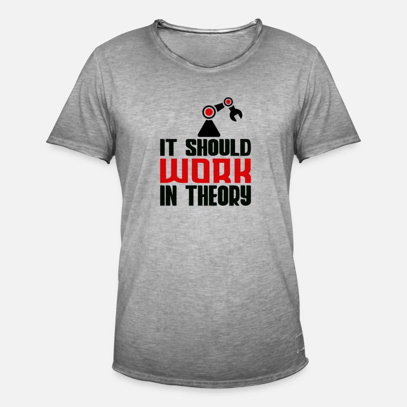 Robotics Machine Learning Robotics Engineering - Männer Vintage T-Shirt - Vintage Grau