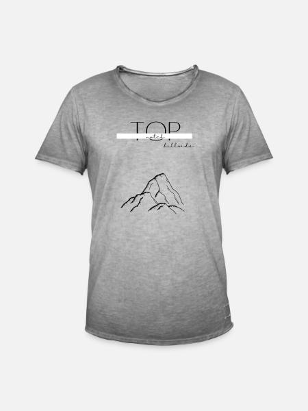 Top Notch - Männer Vintage T-Shirt - Vintage Grau