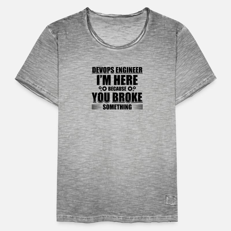 Sys-Admin Developer Devops Engineer Men's Vintage T-Shirt