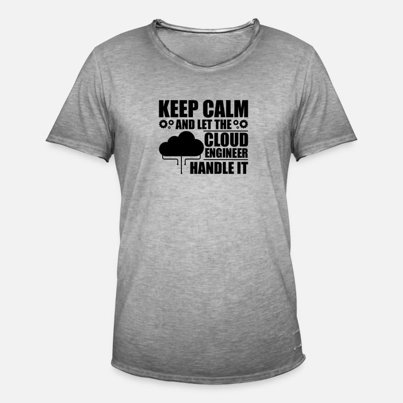 Cloud-Administrator Cloud-Devops - Männer Vintage T-Shirt - Vintage Grau