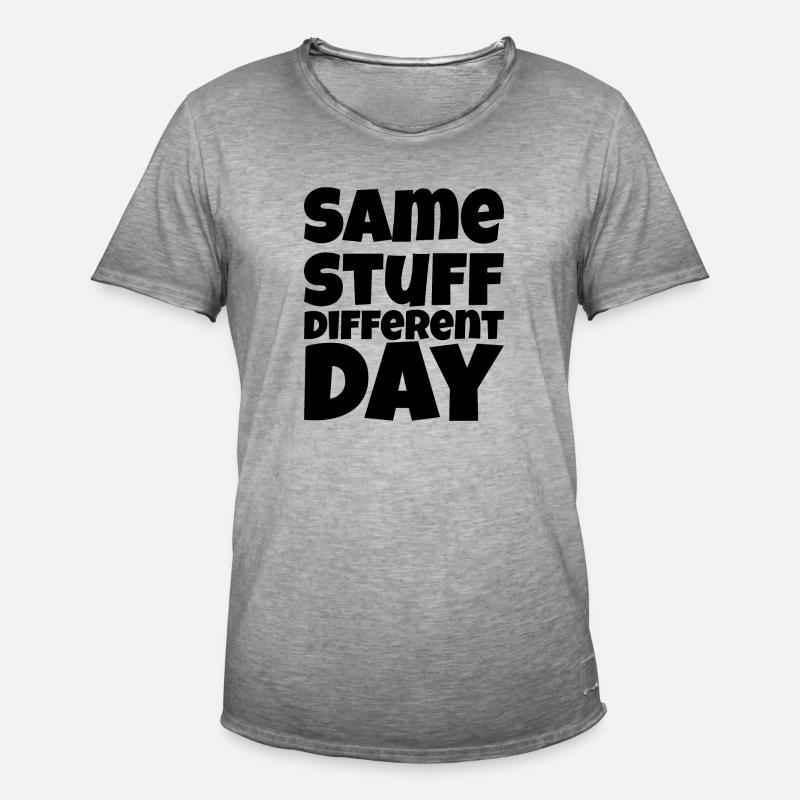 SSDD Same stuff different day - Men's Vintage T-Shirt - vintage grey