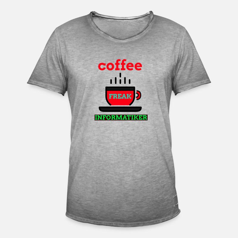 Programmierer Debugging T-Shirt Herren - Männer Vintage T-Shirt - Vintage Grau