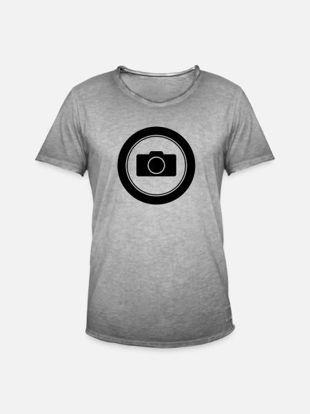 Kamera / / digital kamera / / Kamera / / foto - Herre vintage T-shirt - vintage-grå