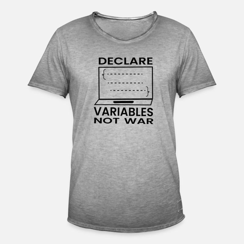 Softwareentwickler Programmierer Geschenk - Männer Vintage T-Shirt - Vintage Grau