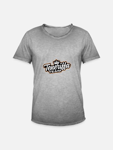 Tenerife Team - Men's Vintage T-Shirt - vintage grey