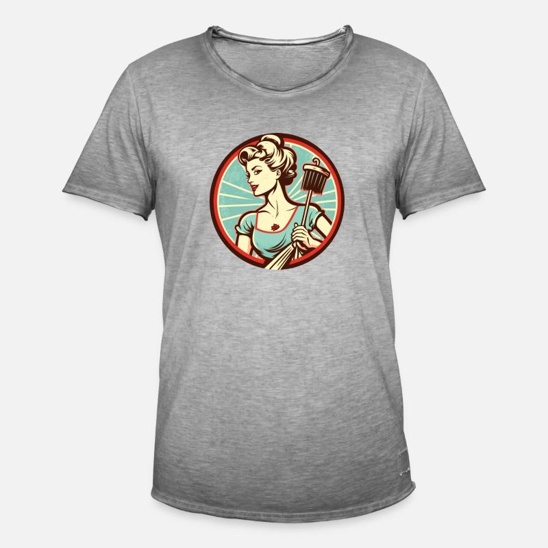 Perfekte Ehefrau - Männer Vintage T-Shirt - Vintage Grau