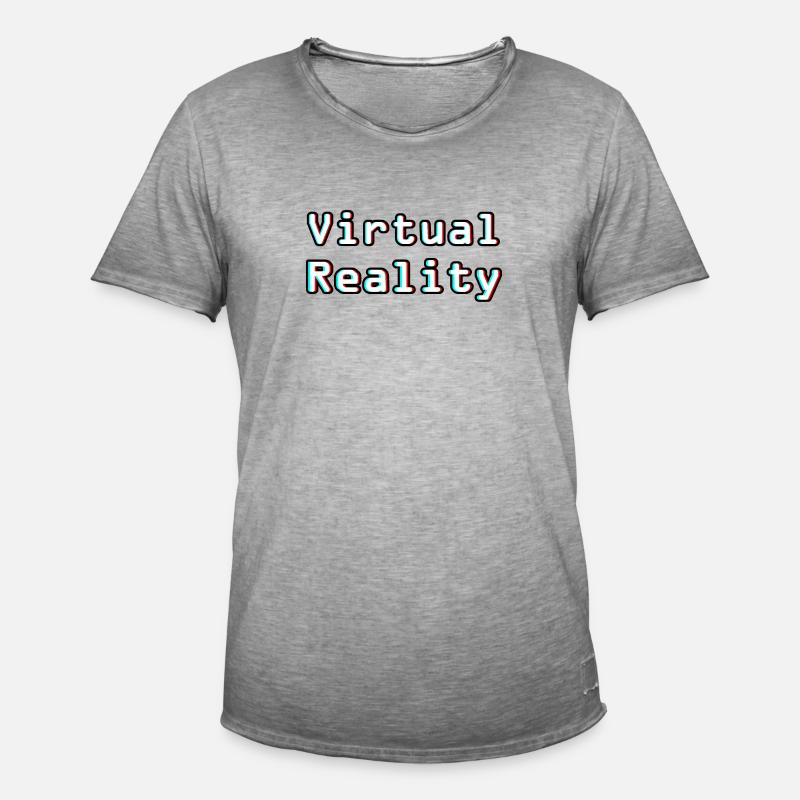 Virtual Reality Unleashed - Digitale Kunst - Männer Vintage T-Shirt - Vintage Grau