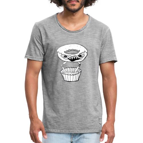 CrazyDonut - T-shirt vintage Homme