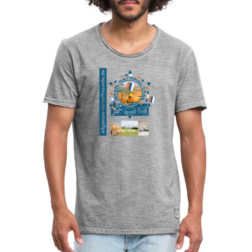 Allgäuer Israelfreunde Outdoor Israel-blau - Männer Vintage T-Shirt
