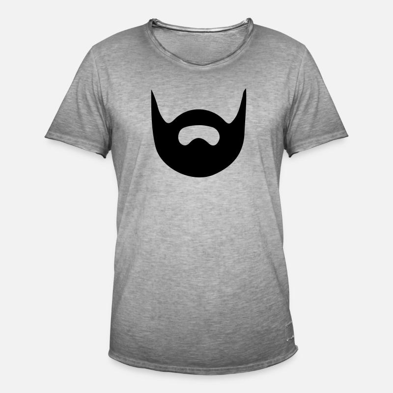 Bart - Männer Vintage T-Shirt - Vintage Grau