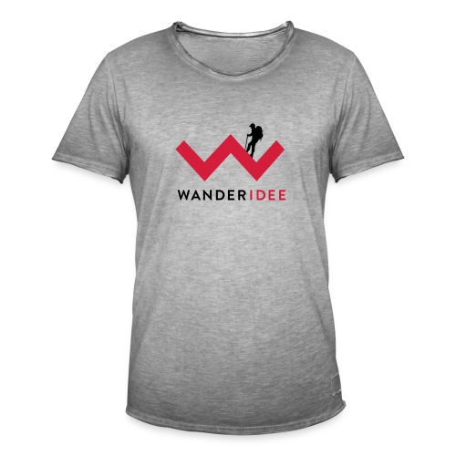wanderidee_Logo_positiv_k - Männer Vintage T-Shirt