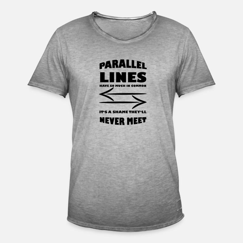 Math Math Math Teacher Mathematician - Men's Vintage T-Shirt - vintage grey