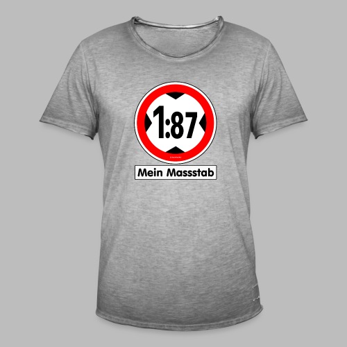 1:87 Mein Massstab - Männer Vintage T-Shirt
