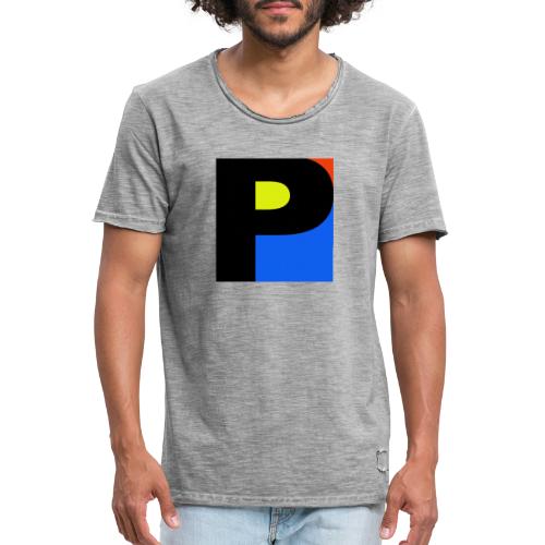P - Männer Vintage T-Shirt