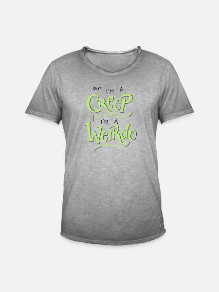 I'm A Creep - Men's Vintage T-Shirt - vintage grey