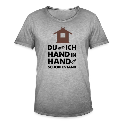 Hand in Hand zum Schorlestand / Gruppenshirt - Männer Vintage T-Shirt