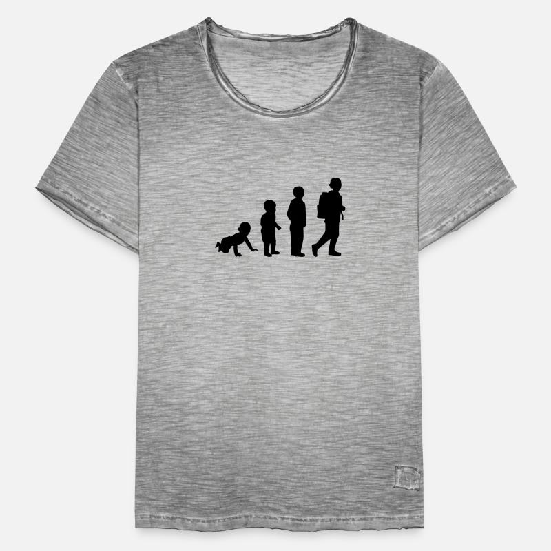 Évolution Élève T-shirt vintage Homme