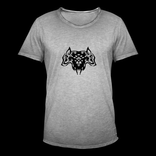 Wolf - Vintage-T-skjorte for menn