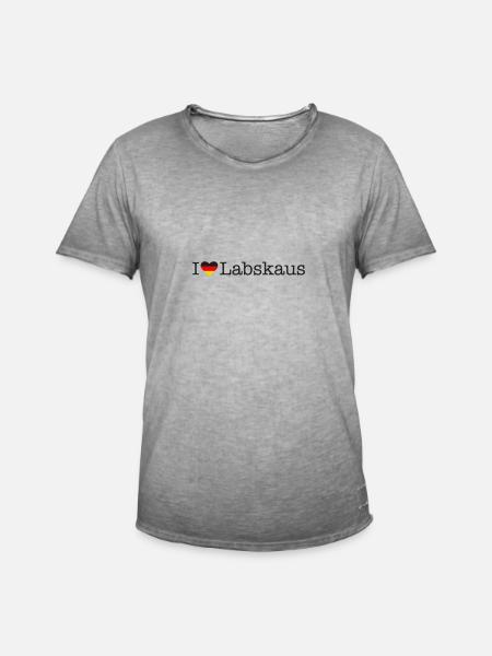 I love Labskaus - Men's Vintage T-Shirt - vintage grey