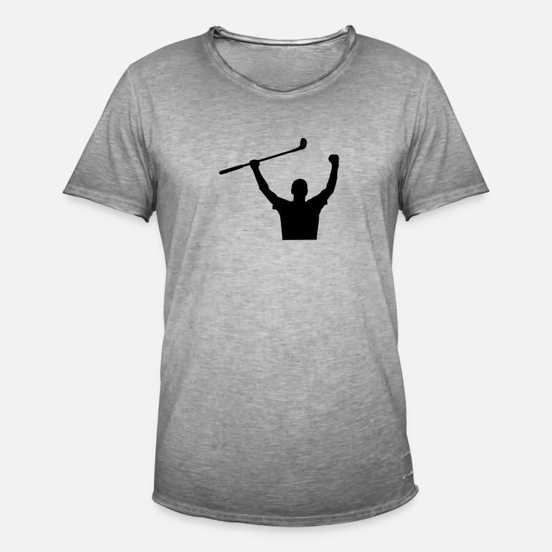 Golf - Männer Vintage T-Shirt - Vintage Grau