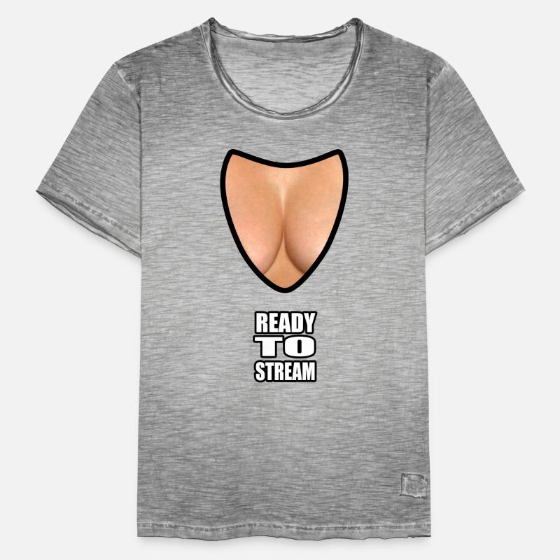 Seins prêts à diffuser T-shirt vintage Homme