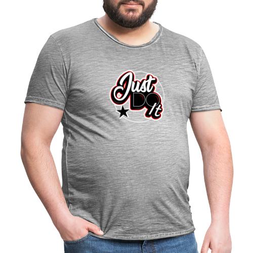 justdoit - Camiseta vintage hombre