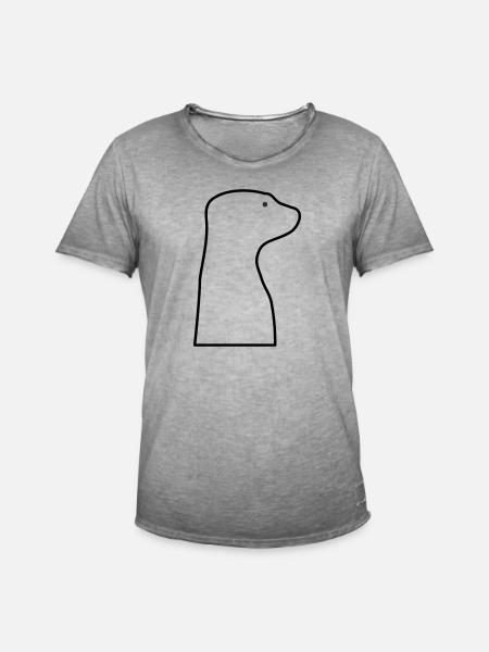 Suricate - T-shirt vintage Homme - vintage gris
