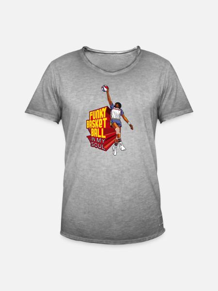 Harlem der 70er Jahre - Männer Vintage T-Shirt - Vintage Grau