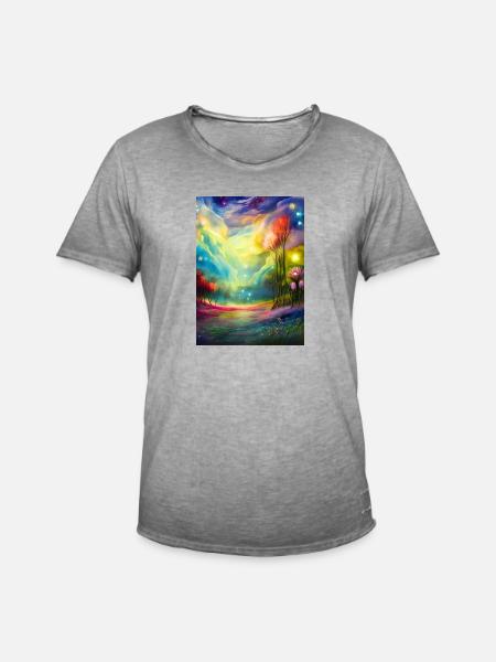 Ciel étoilé - T-shirt vintage Homme - vintage gris