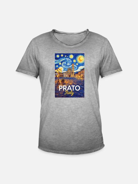 Prato, Italy. - Men's Vintage T-Shirt - vintage grey
