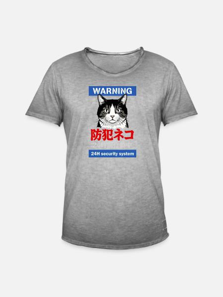 24h Security System - Men's Vintage T-Shirt - vintage grey