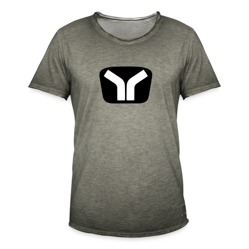 Yugo Logo Black-White Design - Men's Vintage T-Shirt