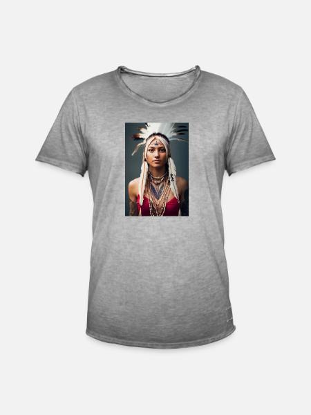 Außergewöhnliche Frau - Männer Vintage T-Shirt - Vintage Grau