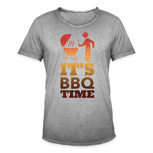 It's BBQ Time - Mannen Vintage T-shirt